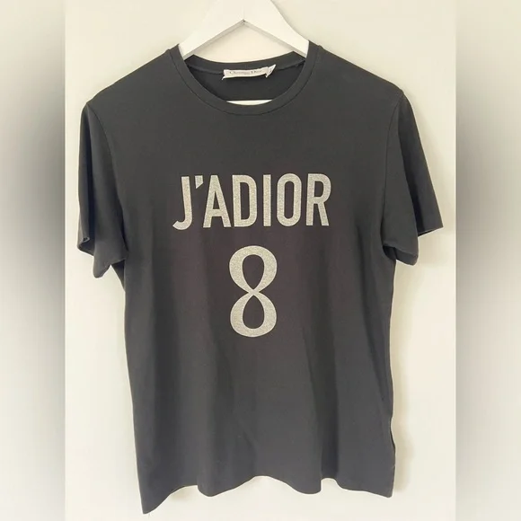 Dior J’Adior 8 T-Shirt Size S Black - Picture 1 of 10